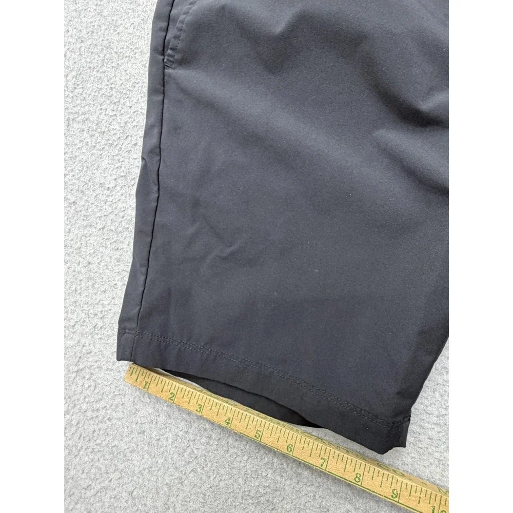 UNTUCKit Chancellor Shorts Mens 32 Black‎ Chino 9 Inseam Casual Summer